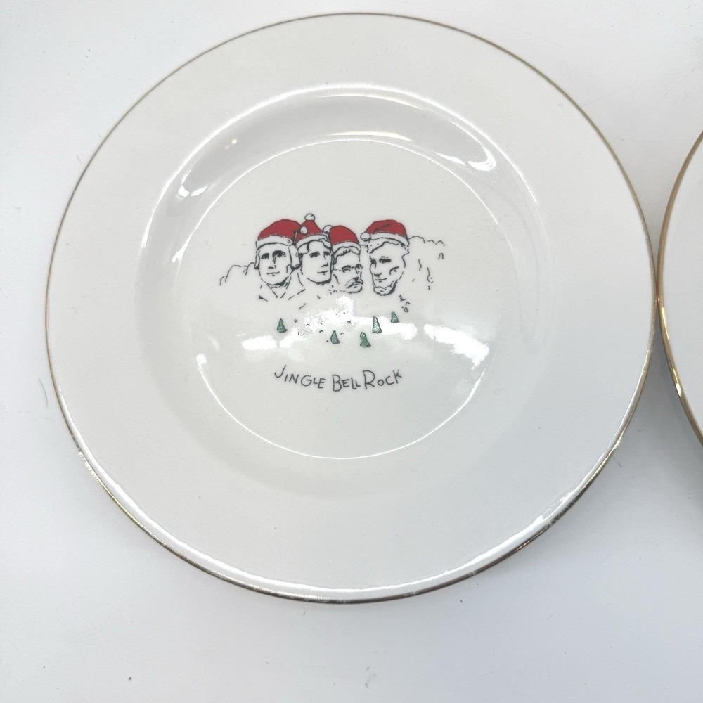 Dayton Hudson Merry Masterpieces Jingle‎ Bell Rock Mt Rushmore Plate VTG 1999